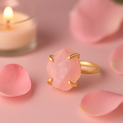 Love & Emotional Softness — The Heart Blossom Ring