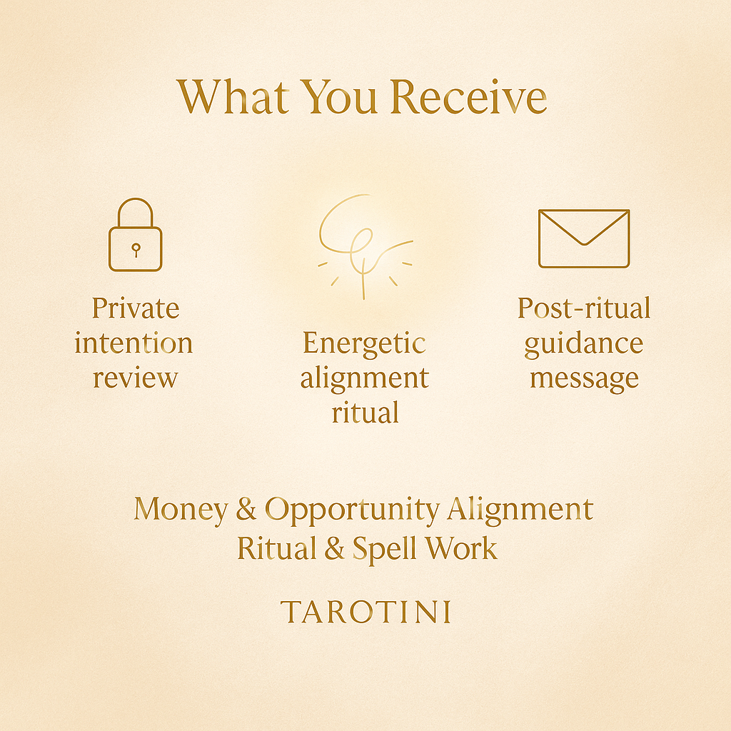 Money & Opportunity Alignment Ritual