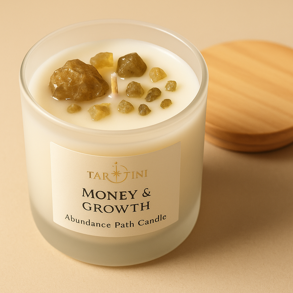 Money & Growth — The Abundance Path Candle