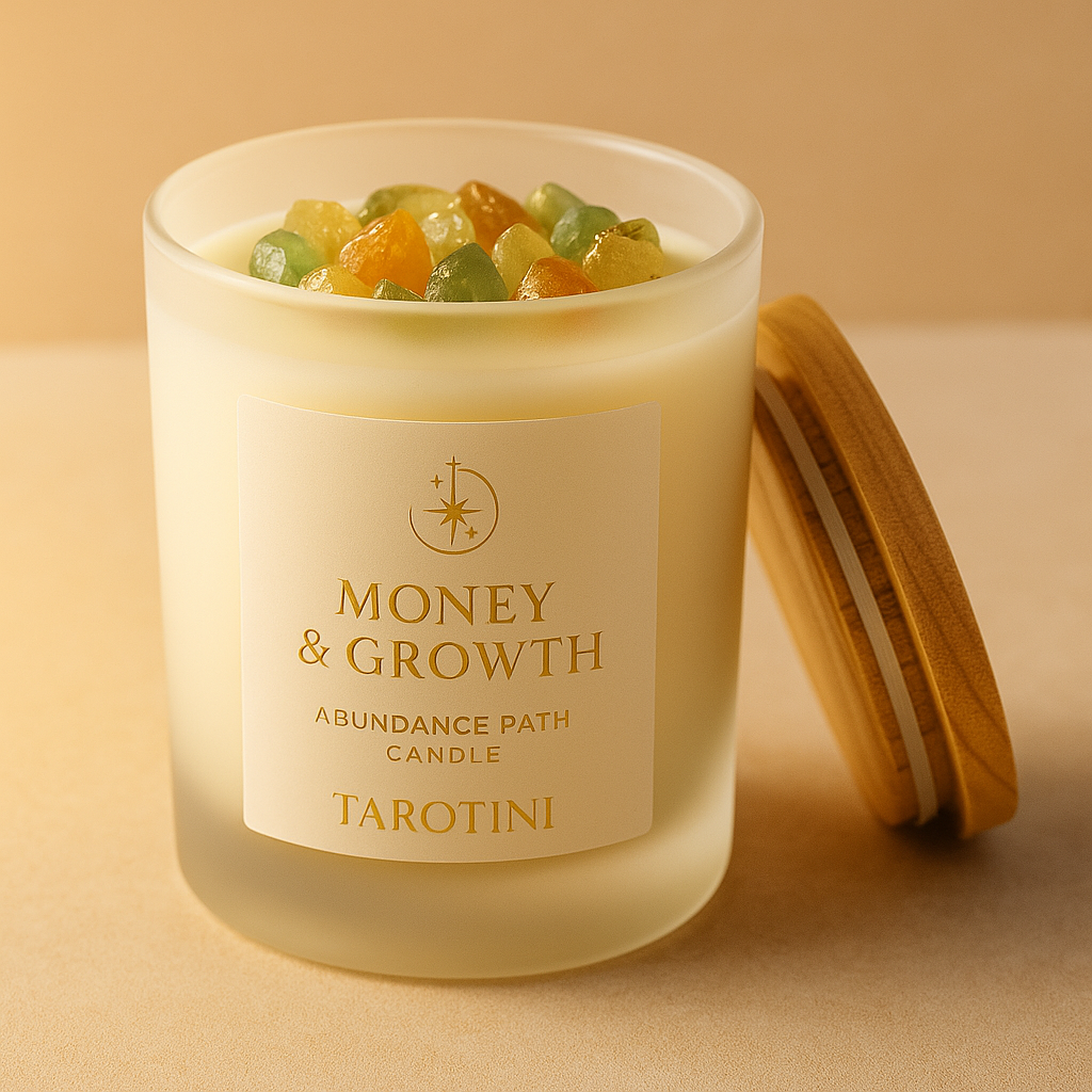 Money & Growth — The Abundance Path Candle