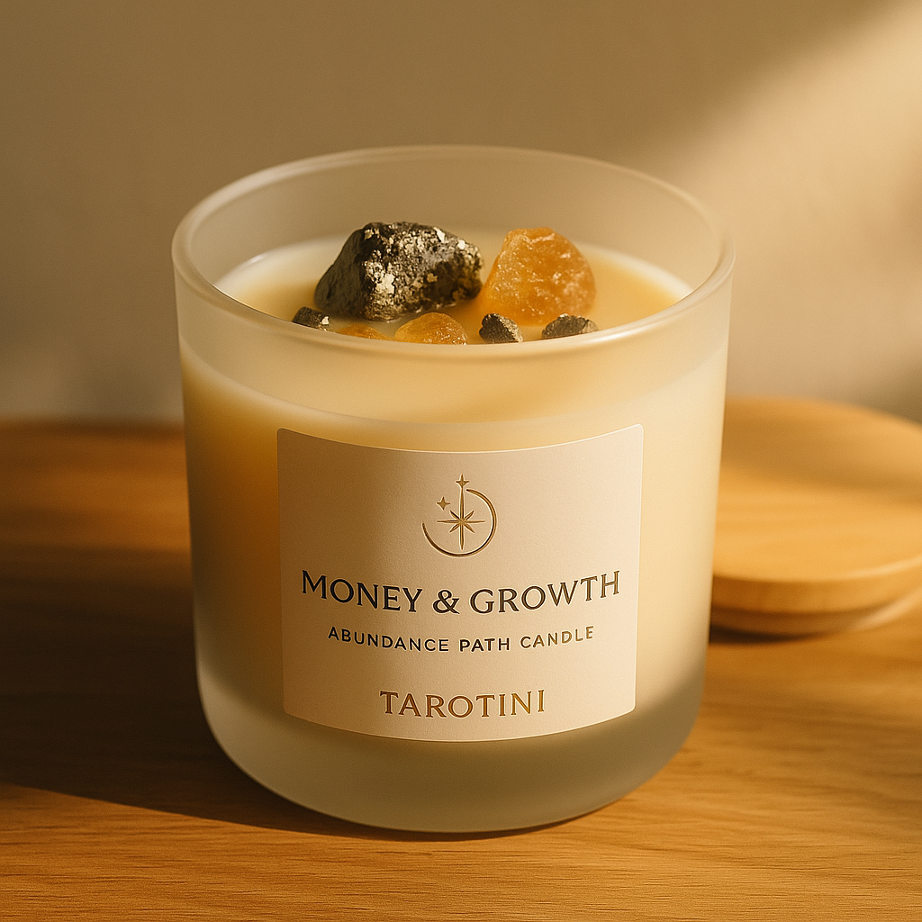 Money & Growth — The Abundance Path Candle