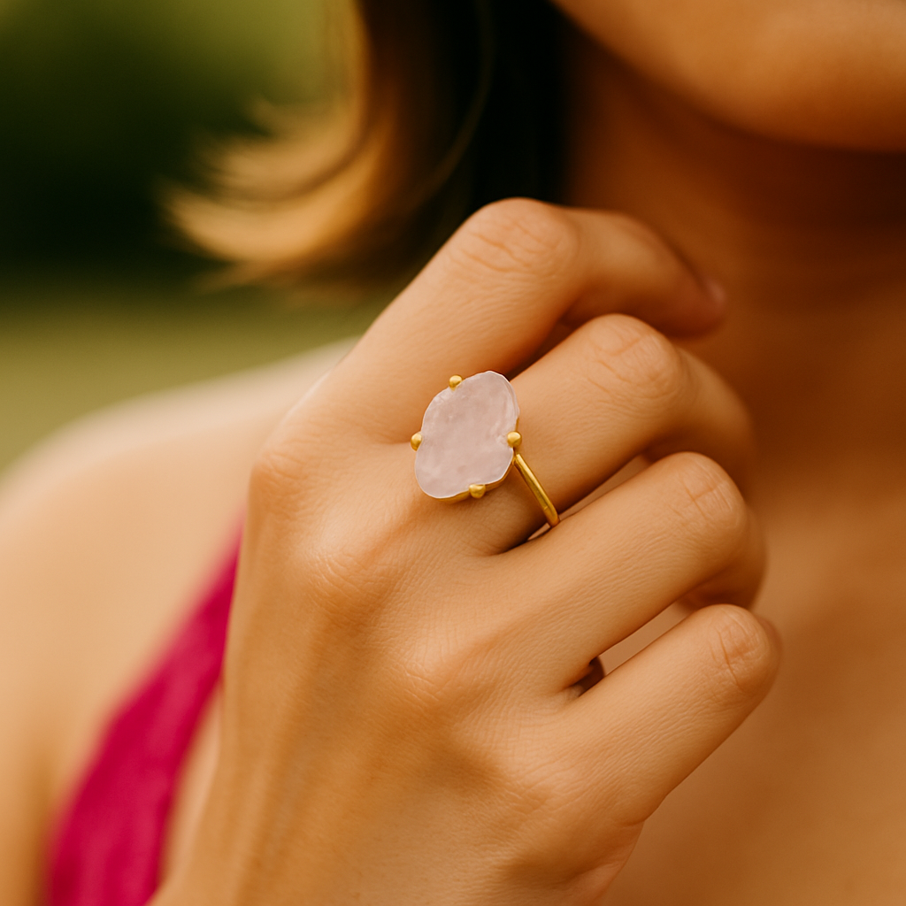 Love & Emotional Softness — The Heart Blossom Ring
