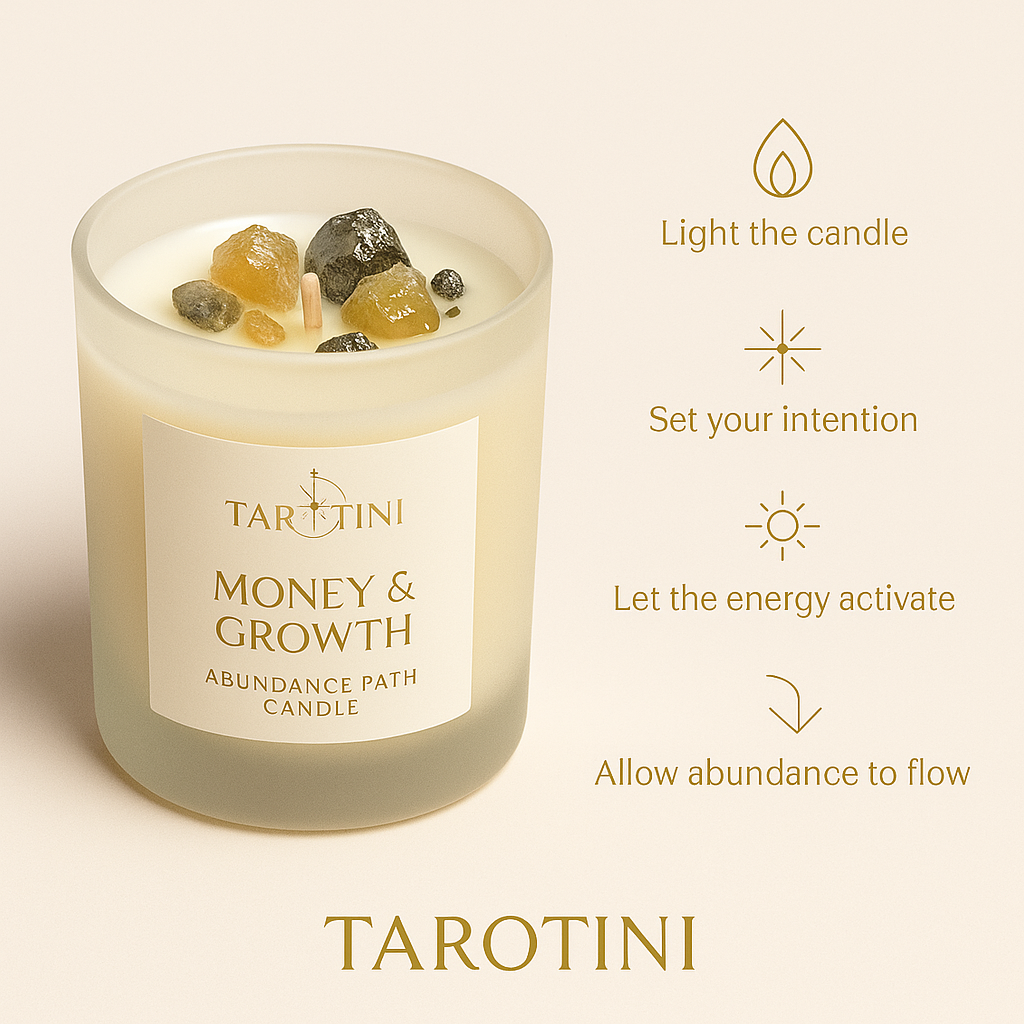 Money & Growth — The Abundance Path Candle