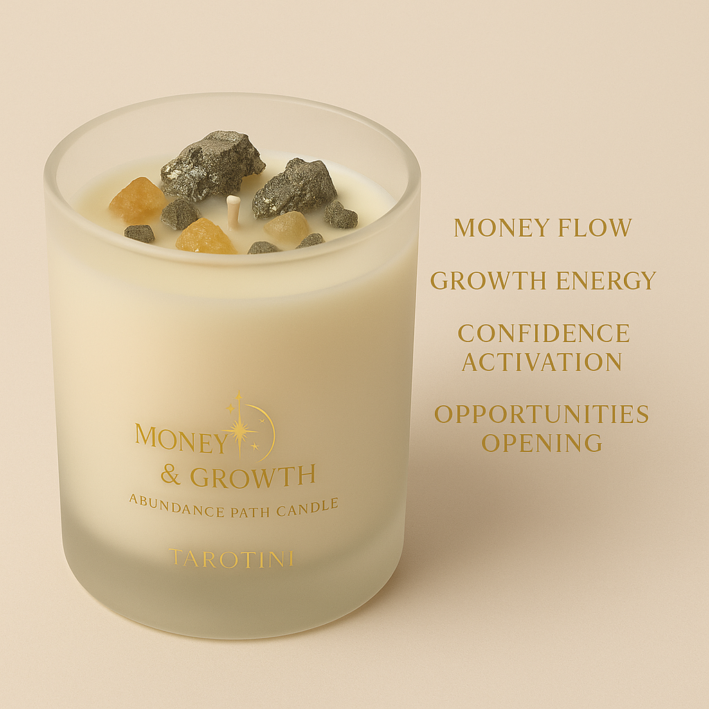 Money & Growth — The Abundance Path Candle