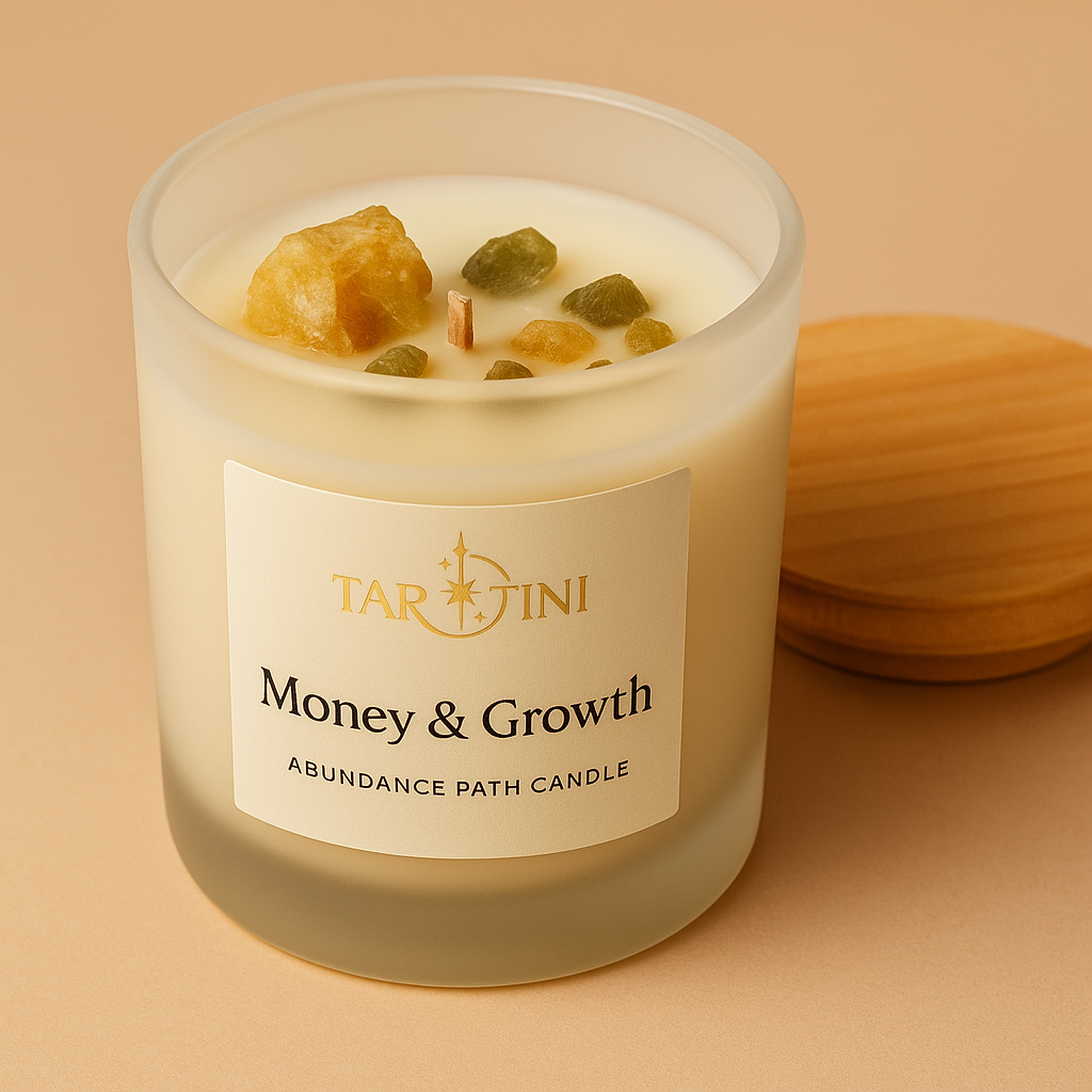 Money & Growth — The Abundance Path Candle