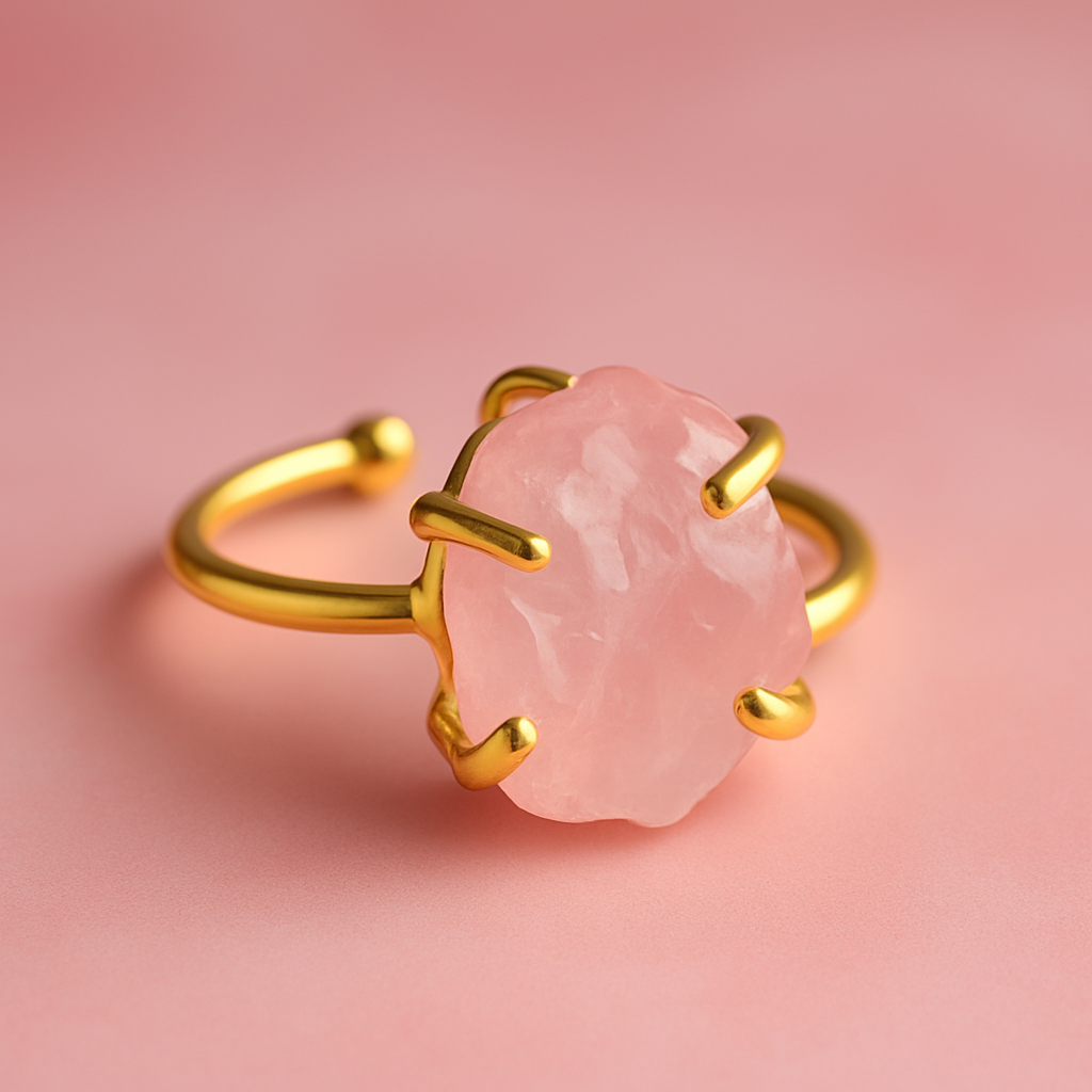 Love & Emotional Softness — The Heart Blossom Ring