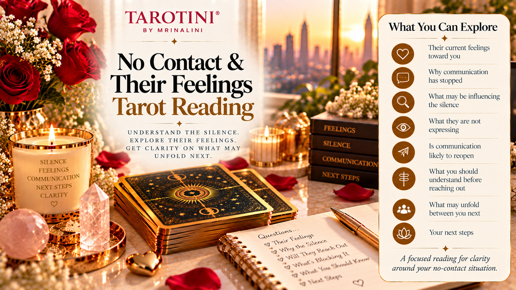 Online tarot reading exploring no contact and their true feelings with TAROTINI