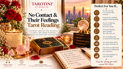Woman seeking clarity on their feelings during a no contact period through tarot with TAROTINI