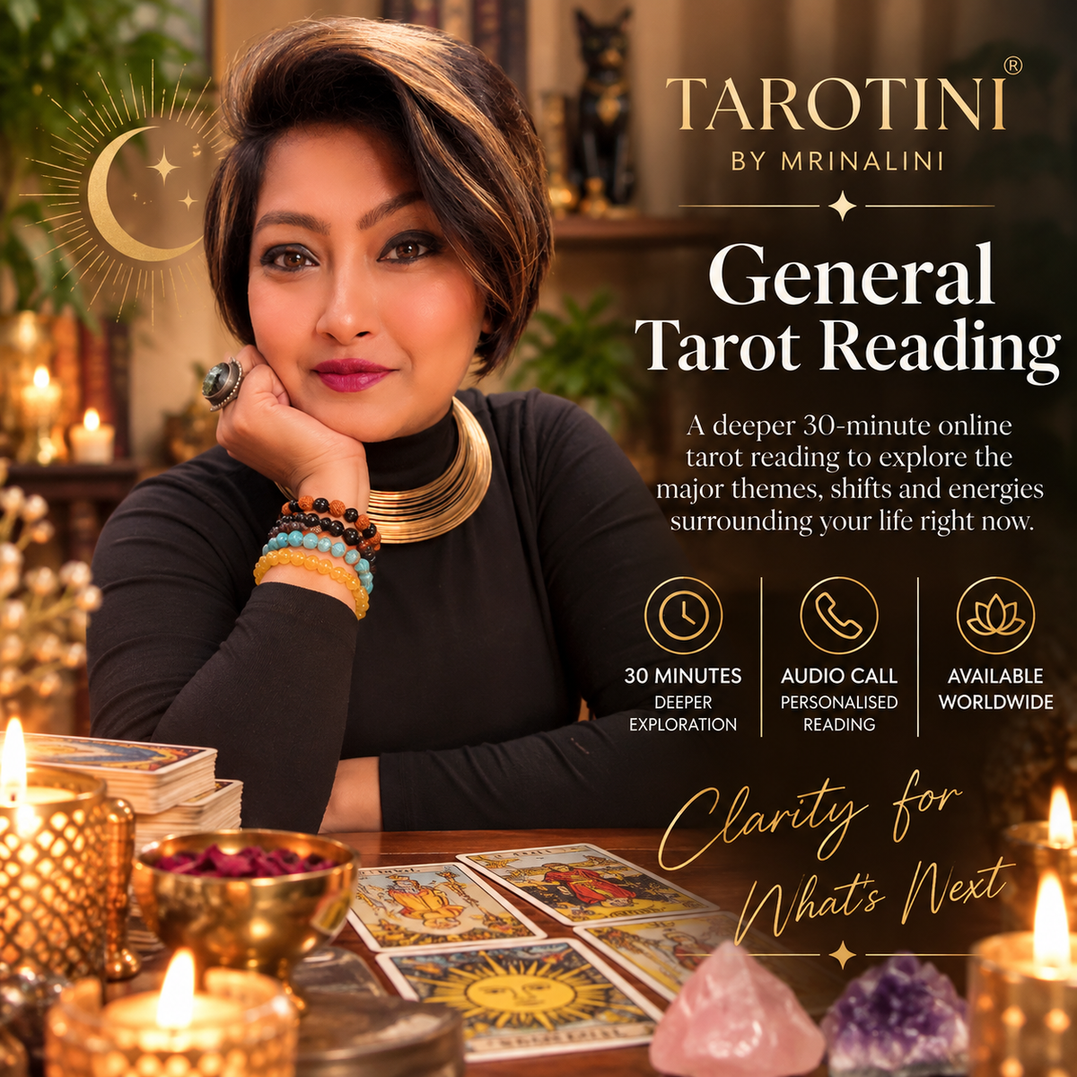 General Tarot Reading 30 minutes by TAROTINI - deeper insight into your current situation