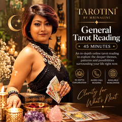 General Tarot Reading 45 minutes by TAROTINI - in-depth insight into deeper themes and patterns