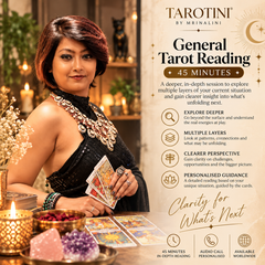 Online general tarot reading with Mrinalini from TAROTINI - explore deeper layers and possibilities