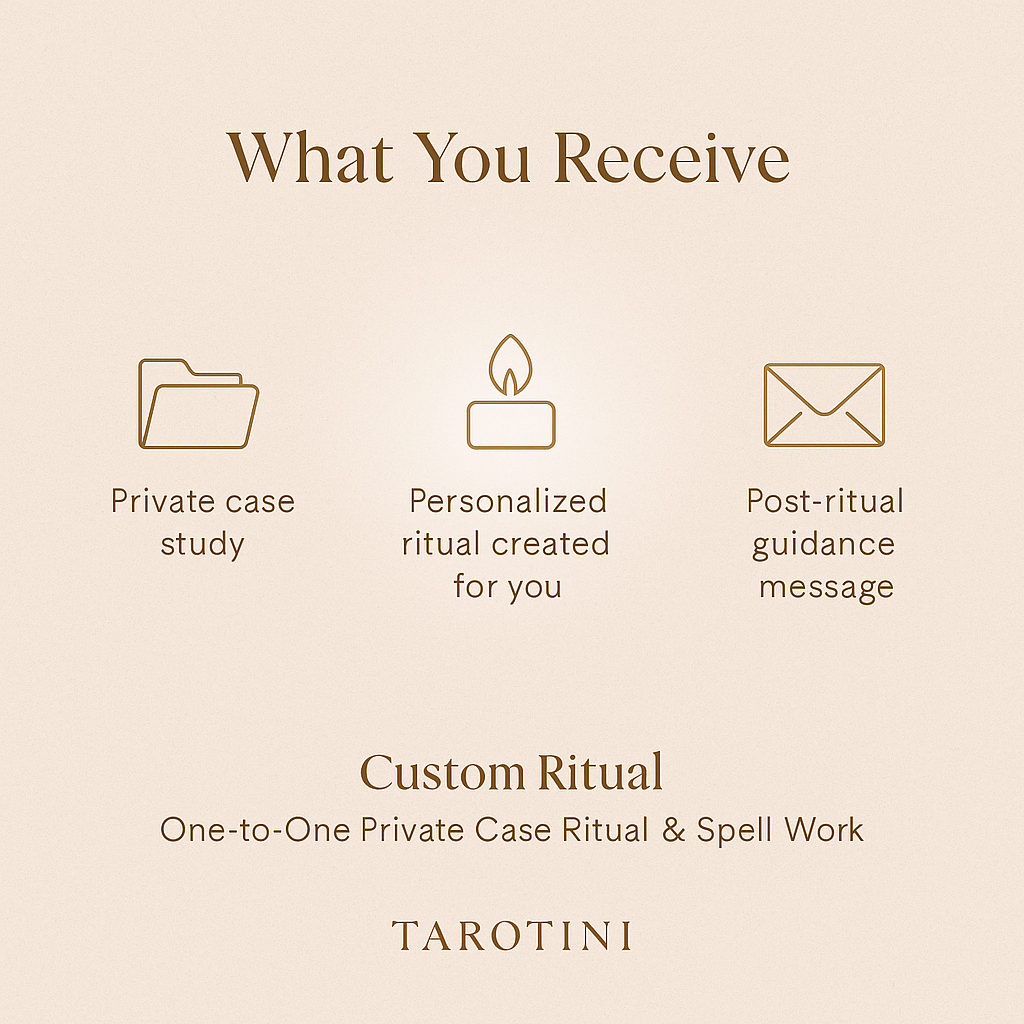 Personalized Ritual — One-to-One Private Case Ritual