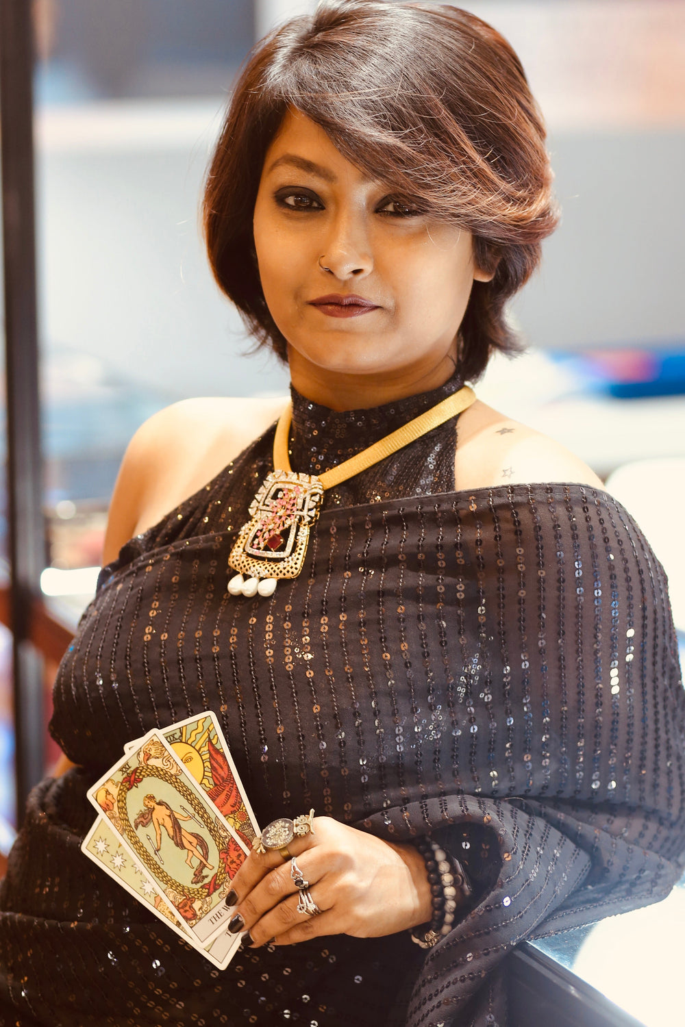 Mrinalini, founder of TAROTINI, professional portrait